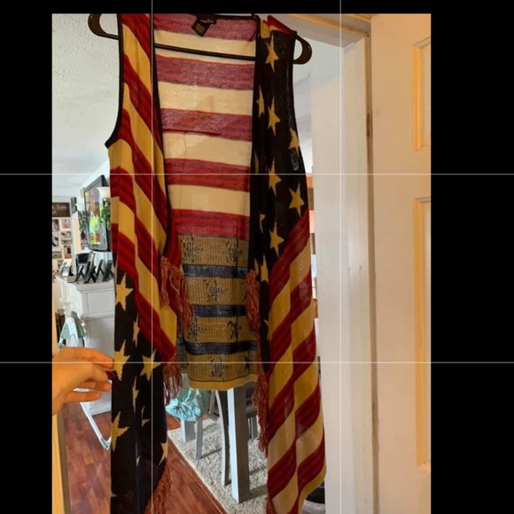 American Flag sweater vest - Picture 1 of 1